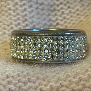 Oxette Faux Diamond Ring Swarovski Cz Crystals